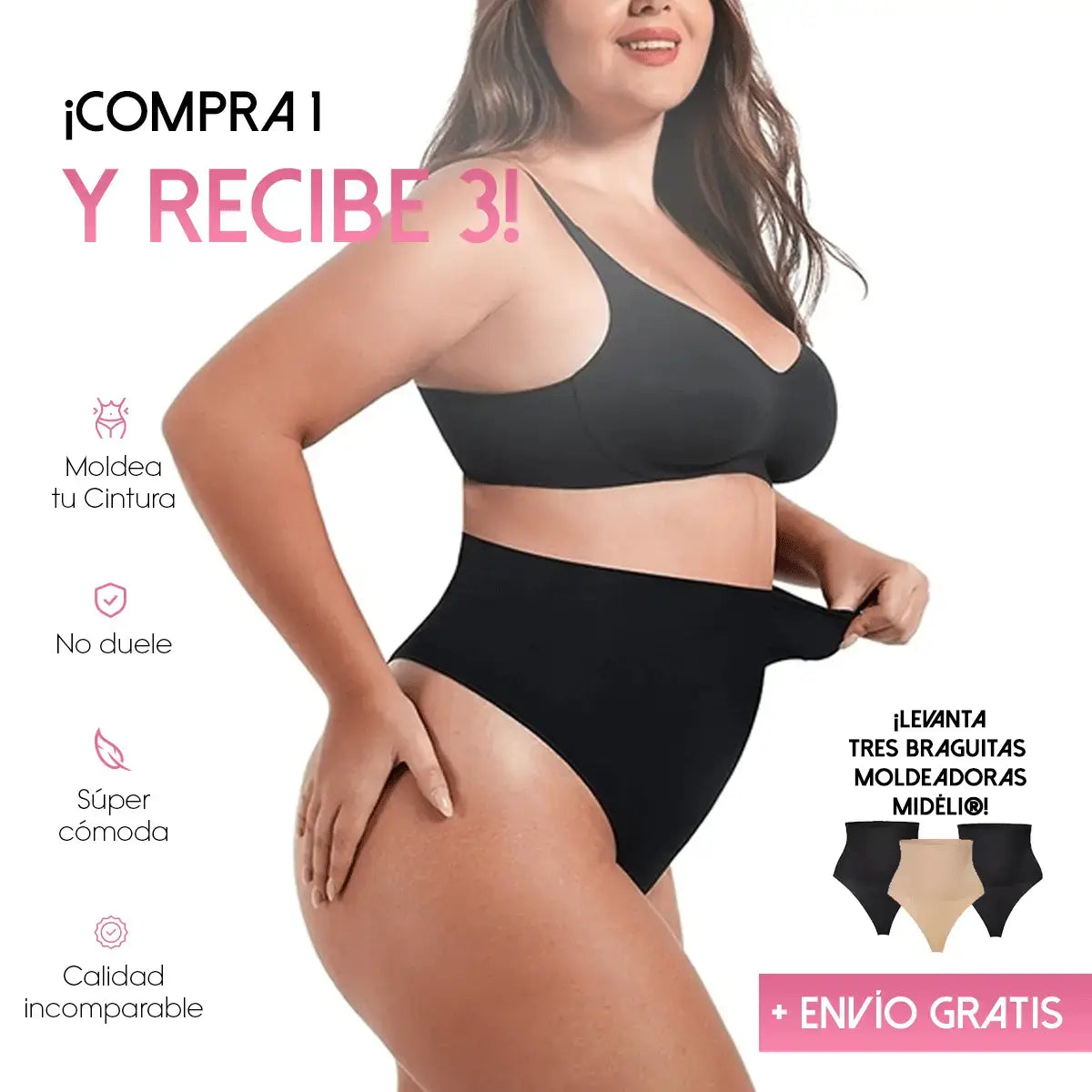 Braga Reductora Midéli® (Compra 1, Llévate 2 Gratis)