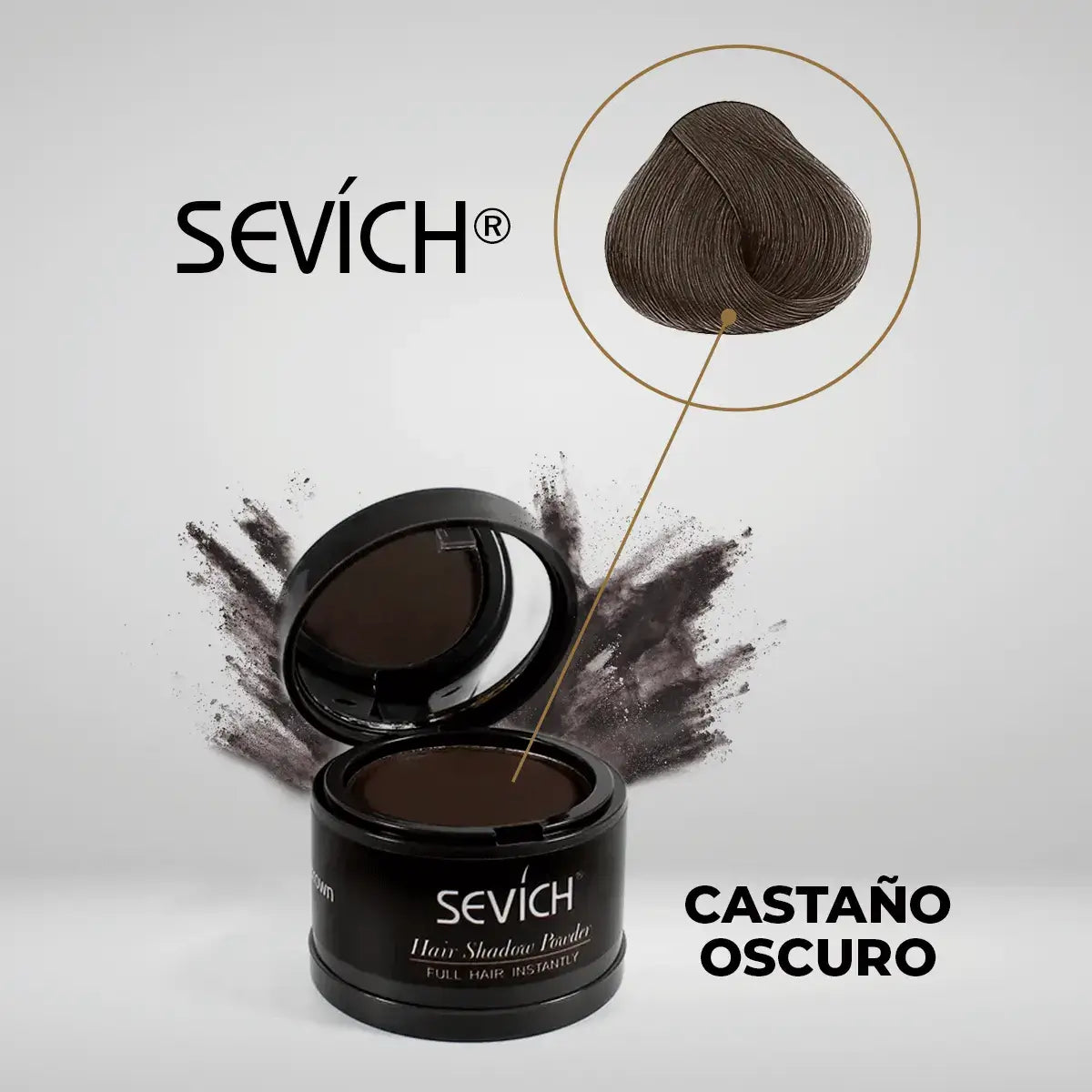 Sombra Capilar Sevích® - Decile Adiós a las Canas al Instante (Compra 1 y llévate 2)