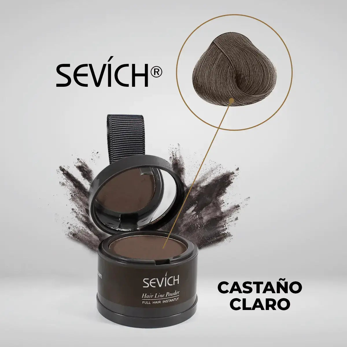 Sombra Capilar Sevích® - Decile Adiós a las Canas al Instante (Compra 1 y llévate 2)