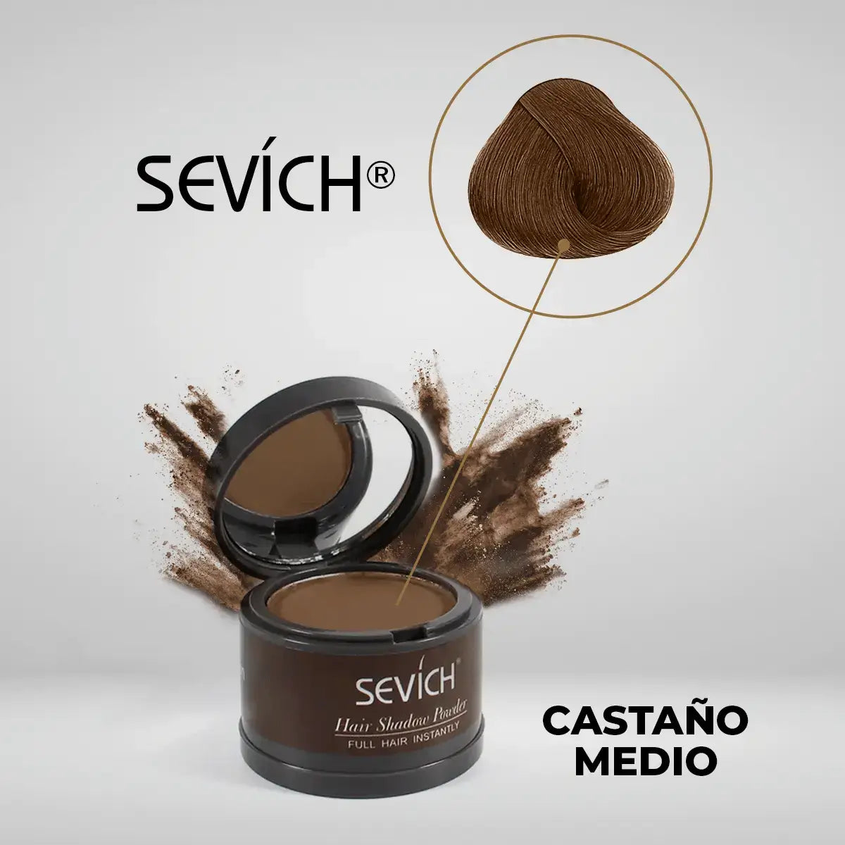 Sombra Capilar Sevích® - Decile Adiós a las Canas al Instante (Compra 1 y llévate 2)