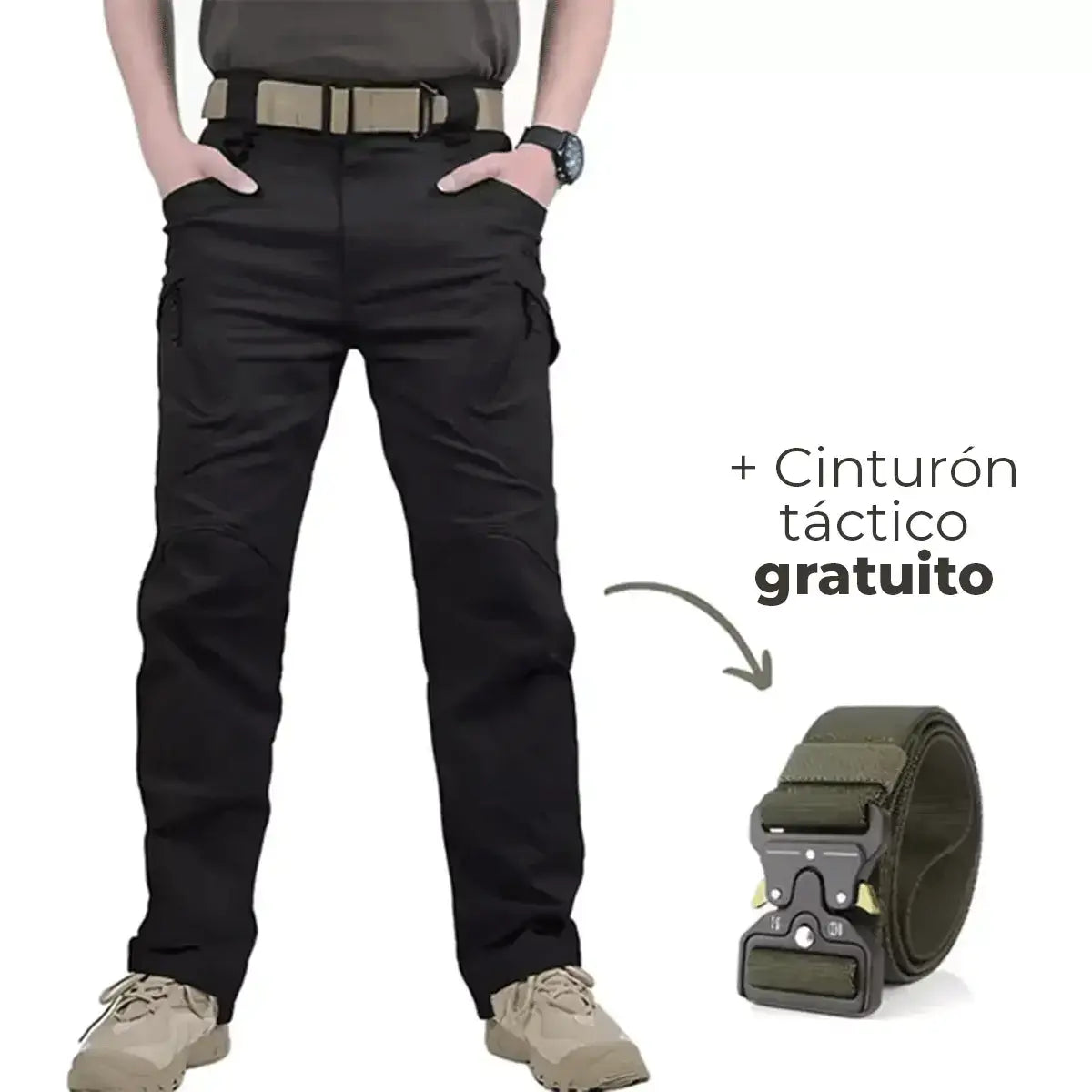 Pantalón Táctico Militar WarriorWear® (+ Cinturón Táctico Gratis)