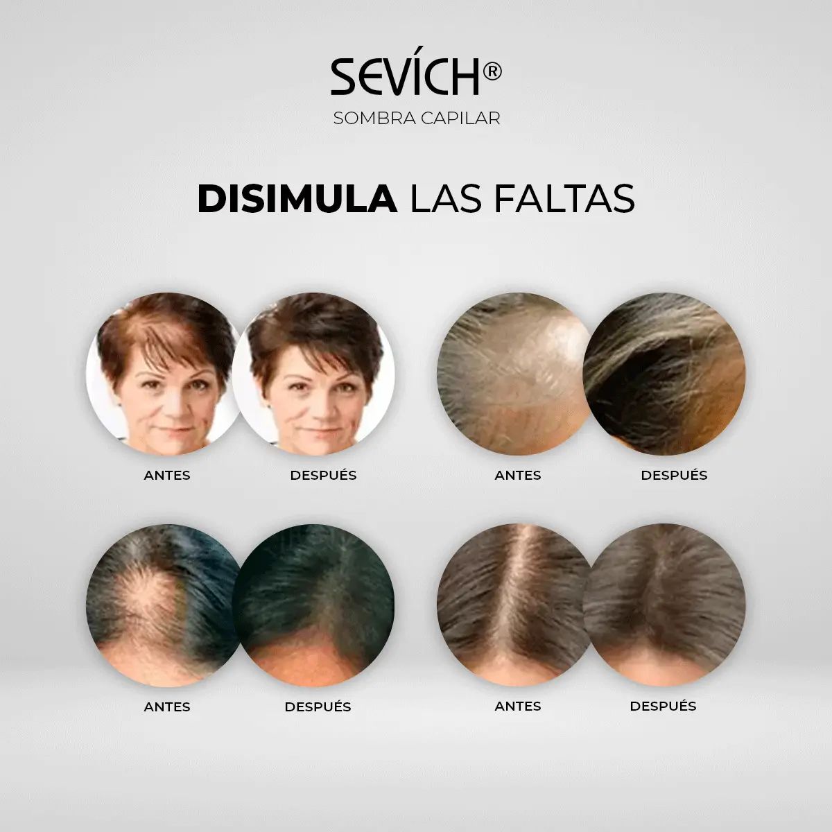 Sombra Capilar Sevích® - Decile Adiós a las Canas al Instante (Compra 1 y llévate 2)